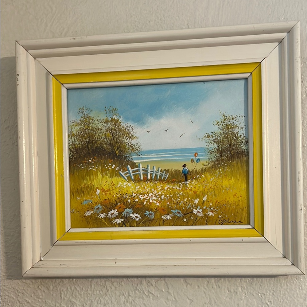 Vintage Oil Painting By Gelman frame measures
14.5x12.5